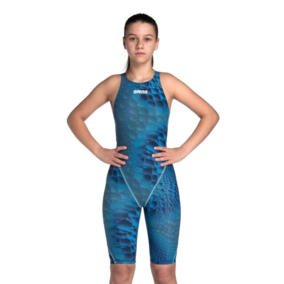 Powerskin St Next Le Ob Jr Çocuk Mavi Yarış Mayosu 006350203