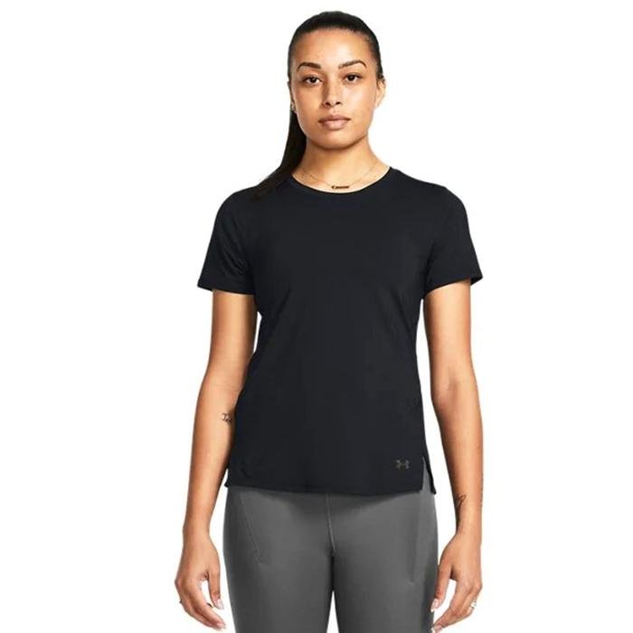 Under Armour Launch Elite Kadın Siyah Koşu T-Shirt 1383364-001
