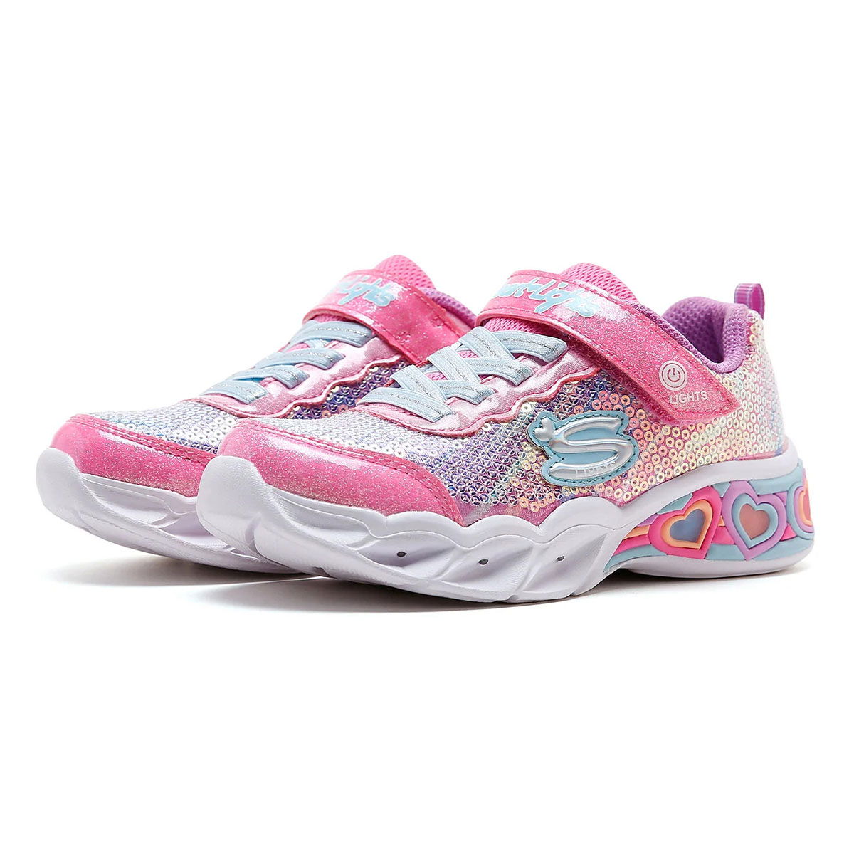 Sweetheart Lights Çocuk Pembe Sneaker Ayakkabı 302313L PKMT