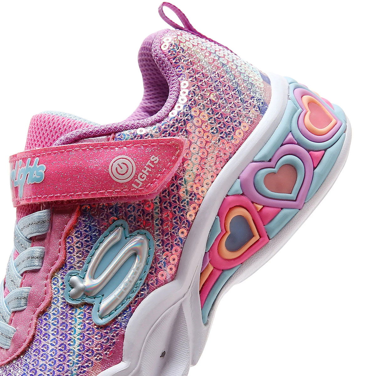 Sweetheart Lights Çocuk Pembe Sneaker Ayakkabı 302313L PKMT