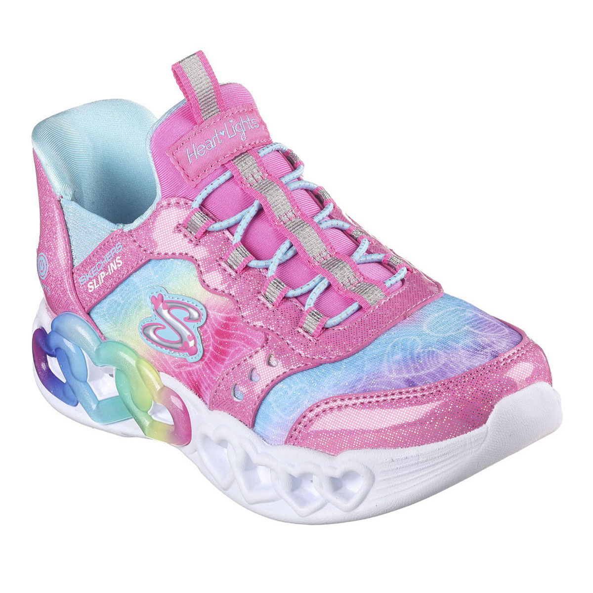 Infinite Heart Lights Çocuk Pembe Sneaker Ayakkabı 303755L PKMT
