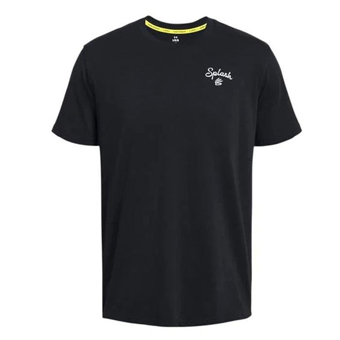 Curry Emb Splash Erkek Siyah Basketbol T-Shirt 1383379-001 1603078
