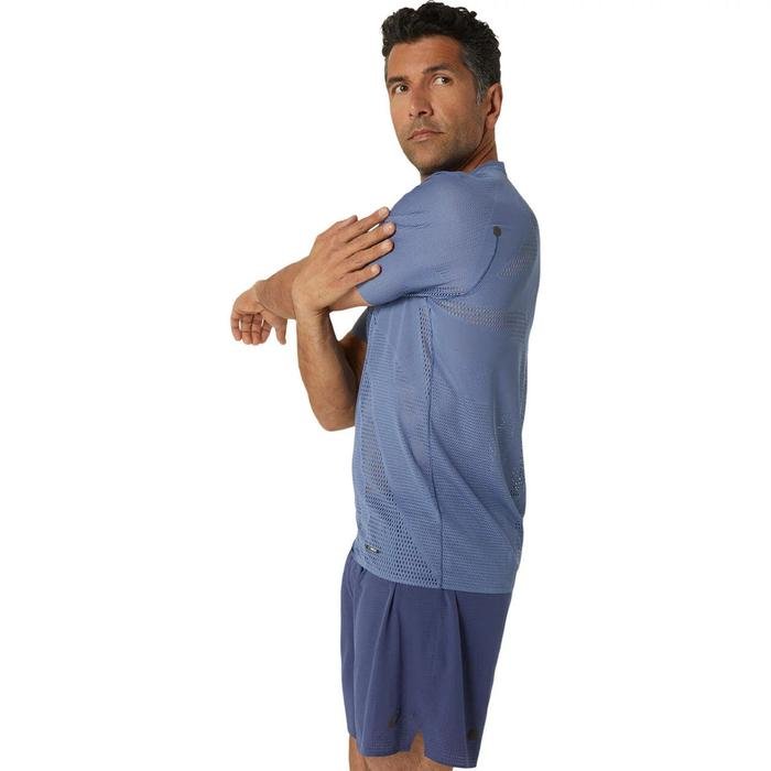 Metarun Erkek Mavi Koşu T-Shirt 2011C986-400 1604384