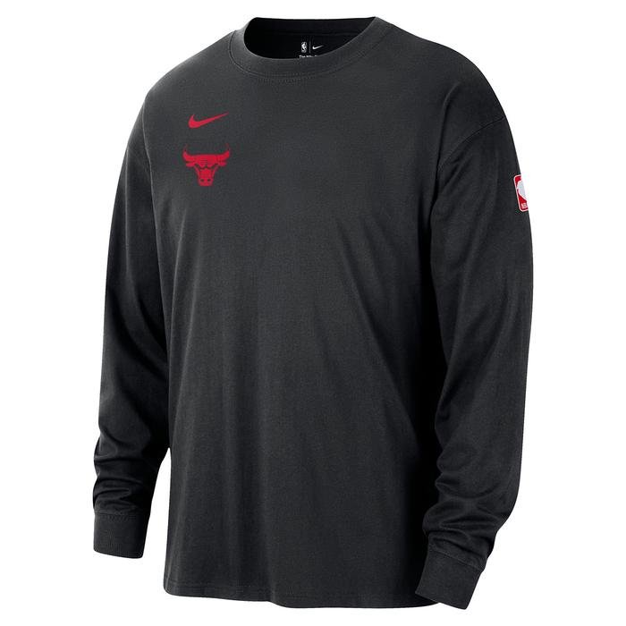 Nike Chicago Bulls Max90 NBA Erkek Siyah Basketbol T-Shirt FQ6060-010_0