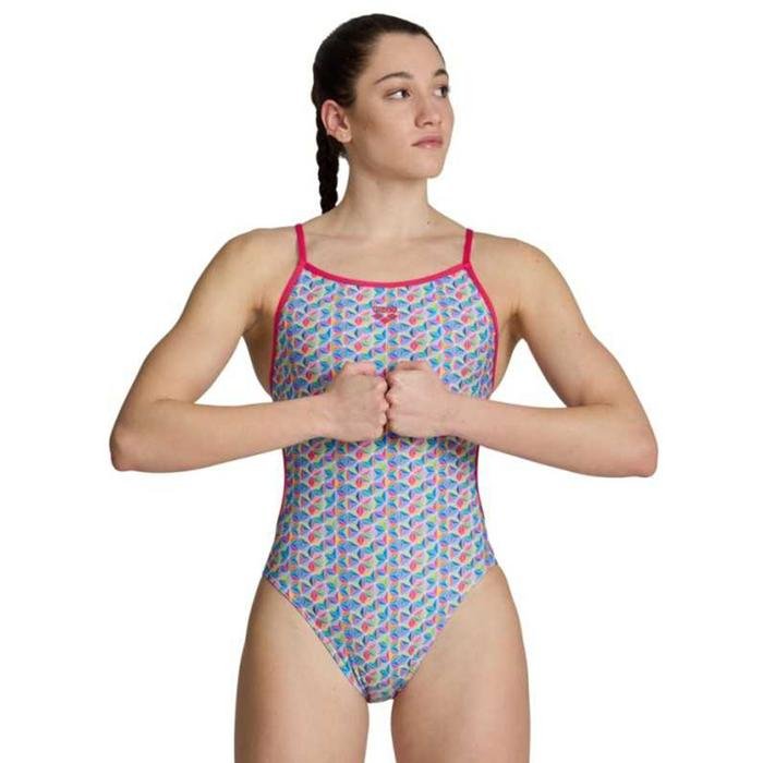 Arena Starfish Swimsuit Lace Bac Kadın Pembe Yüzücü Mayosu 006637910