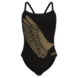 Swimsuit Challenge Back Si Kadın Siyah Yüzücü Mayosu 007129100
