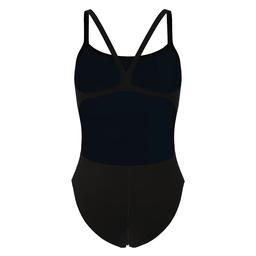 Swimsuit Challenge Back Si Kadın Siyah Yüzücü Mayosu 007129100