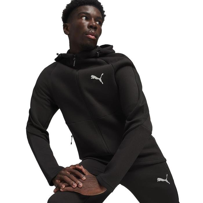 Puma Evostripe Erkek Siyah Günlük Stil Sweatshirt 67899501