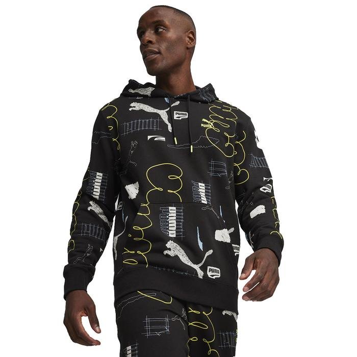 Puma Brand Love Erkek Siyah Günlük Stil Sweatshirt 62430001