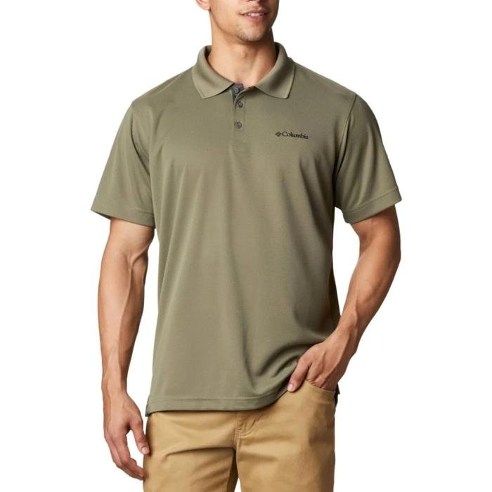 Columbia Utilizer Erkek Yeşil Outdoor Polo T-Shirt AM0126-397