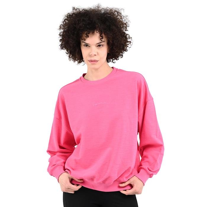 Luna Kadın Pembe Günlük Stil Sweatshirt 24YKTL13D22-PMB 1605155