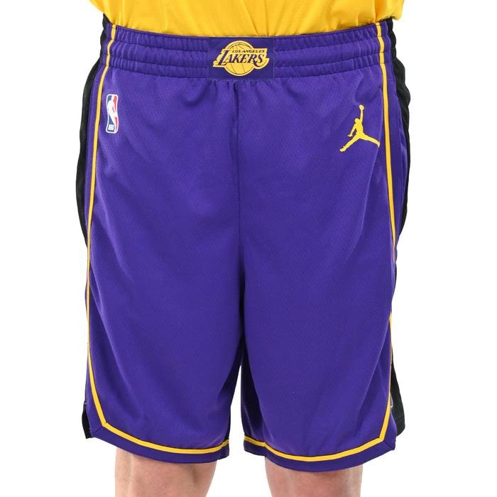 Los Angeles Lakers NBA Erkek Mor Basketbol Şort DO9432-504 1504120
