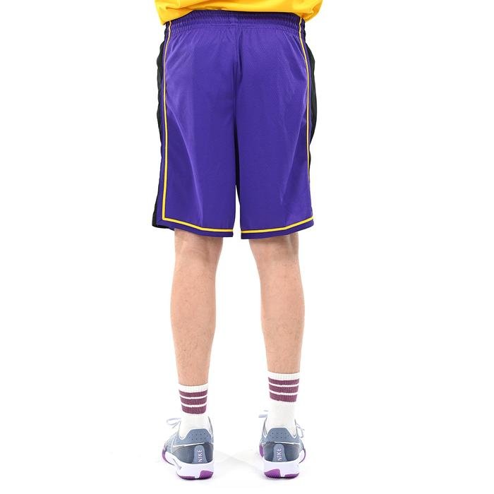Los Angeles Lakers NBA Erkek Mor Basketbol Şort DO9432-504 1504120