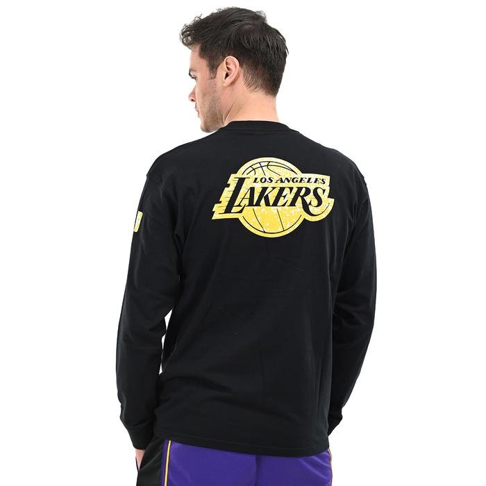 Los Angeles Lakers Erkek Siyah Basketbol T-Shirt FQ6066-010 1596557