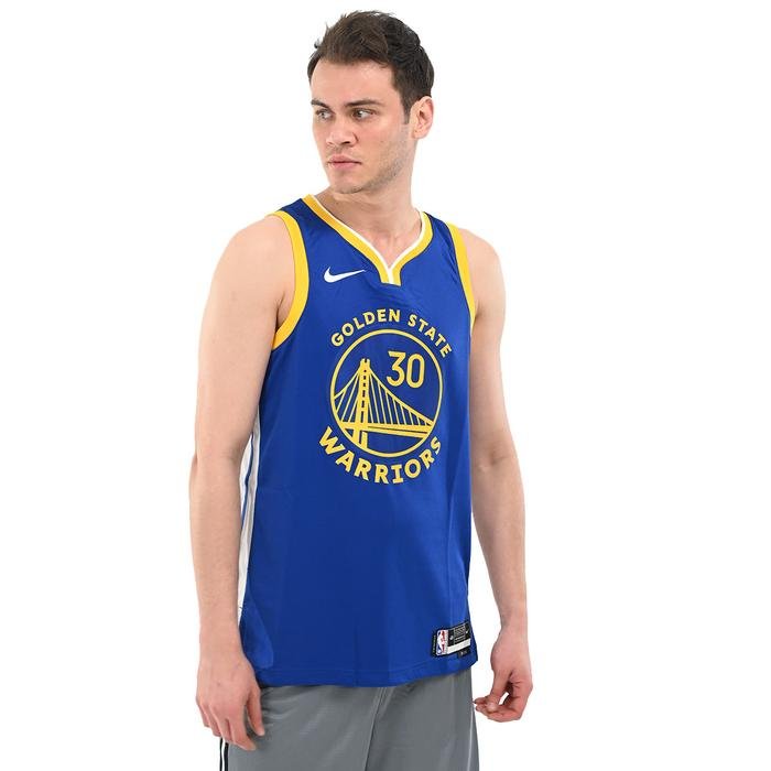Golden State Warriors NBA Erkek Mavi Basketbol Forma DN2005-401 1405189