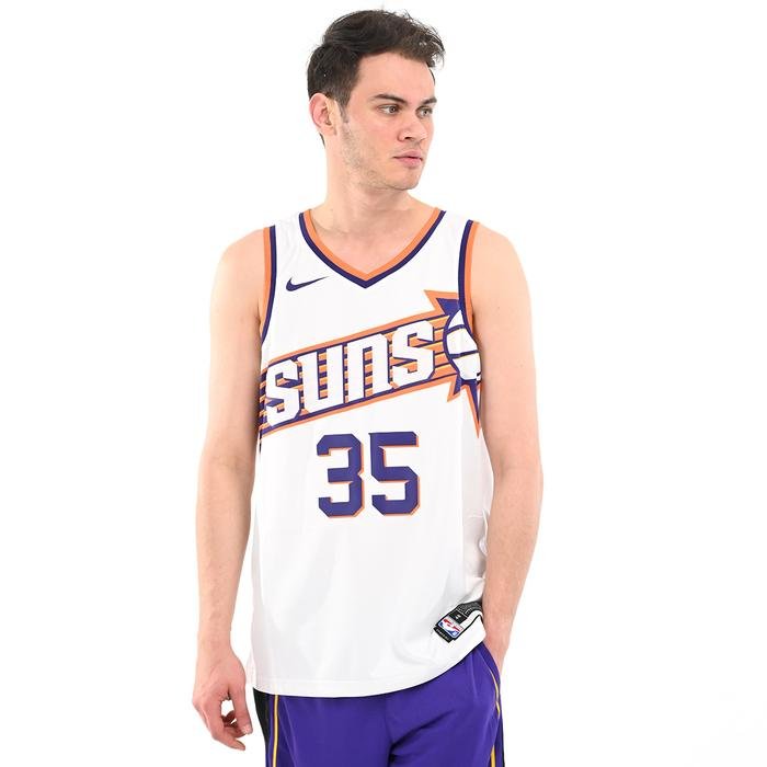 Phoenix Suns Association Erkek Beyaz Basketbol Forma DV4851-104 1595553