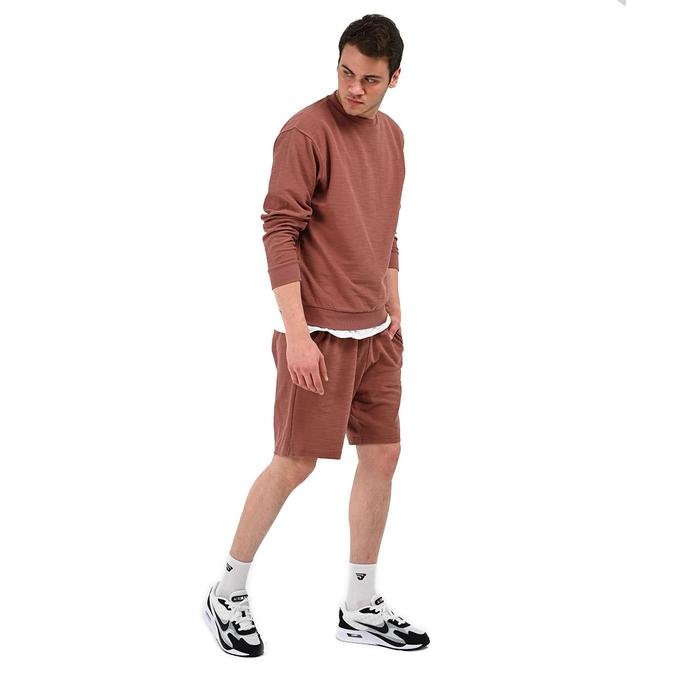 Sportive Sottile Erkek Kahverengi Günlük Stil Sweatshirt 24YETL13D08-KHV_2