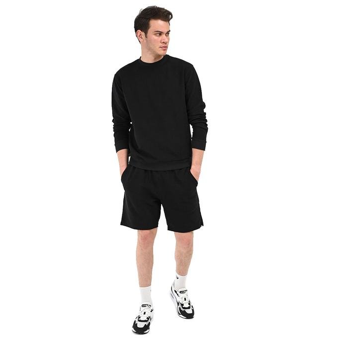 Sottile Erkek Siyah Günlük Stil Sweatshirt 24YETL13D08-SYH 1605013