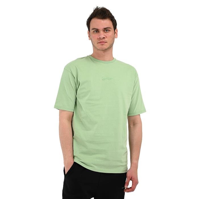 Nove Erkek Yeşil Günlük Stil T-Shirt 24YETL18D06-YSL 1604989