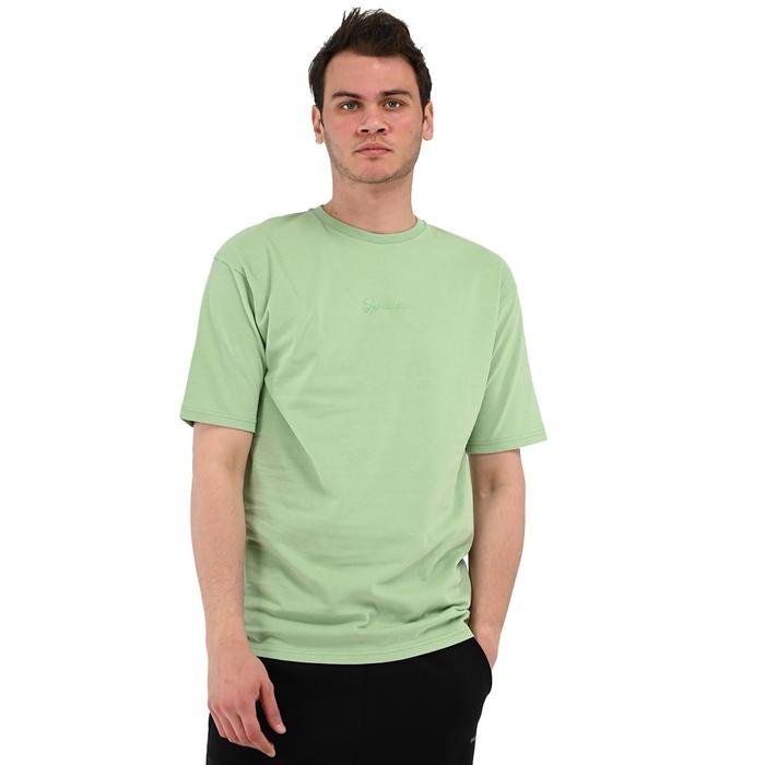 Nove Erkek Yeşil Günlük Stil T-Shirt 24YETL18D06-YSL 1604989