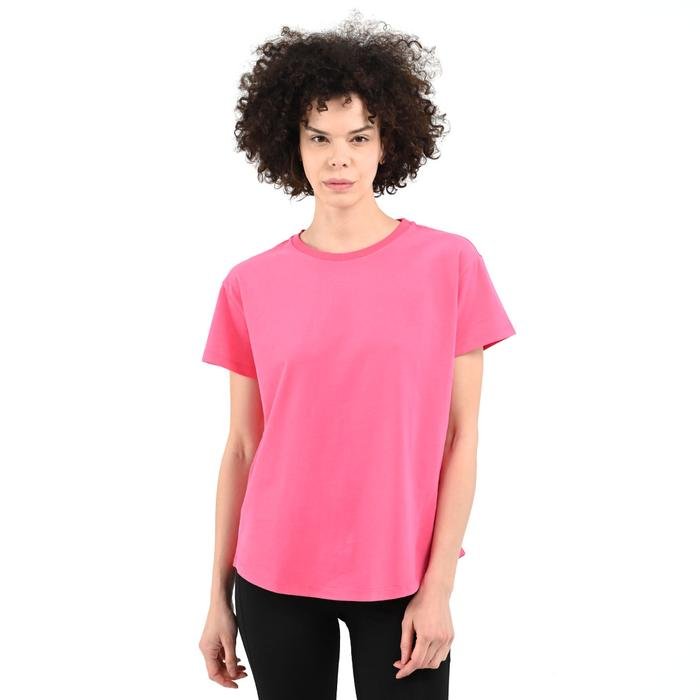 Icona2 Kadın Pembe Günlük Stil T-Shirt 24YKTL18D20-PMB 1605134