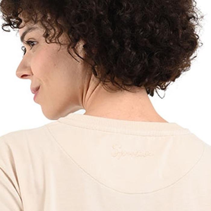 Icona2 Kadın Beyaz Günlük Stil T-Shirt 24YKTL18D20-CHK 1605135