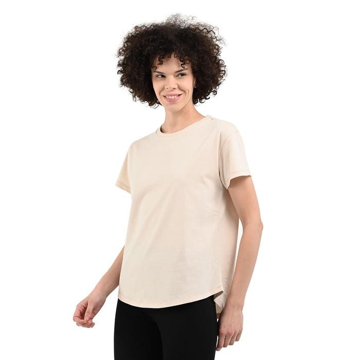 Icona2 Kadın Beyaz Günlük Stil T-Shirt 24YKTL18D20-CHK 1605135