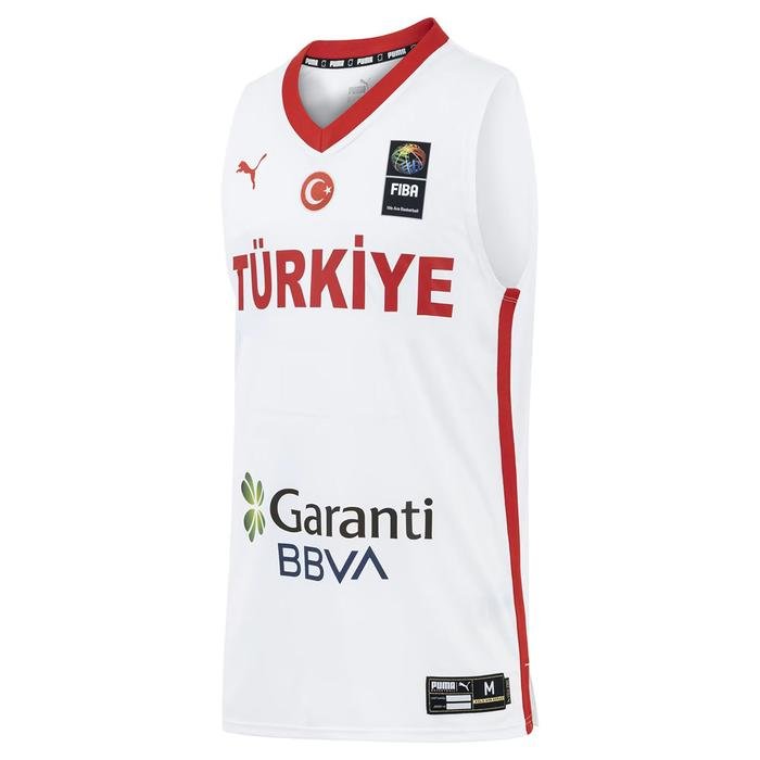 Türkiye Erkek Beyaz Basketbol Forma 60660601 1610376