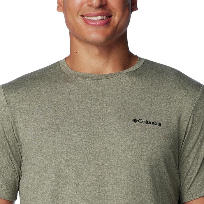 Tech Trail Crew Neck II Erkek Yeşil Outdoor T-Shirt AO5545-397 1607817