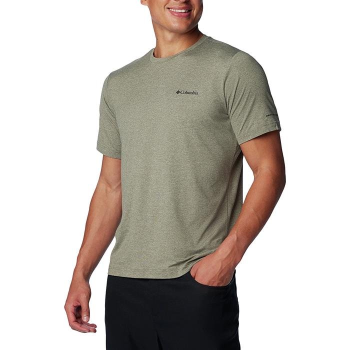 Tech Trail Crew Neck II Erkek Yeşil Outdoor T-Shirt AO5545-397 1607817