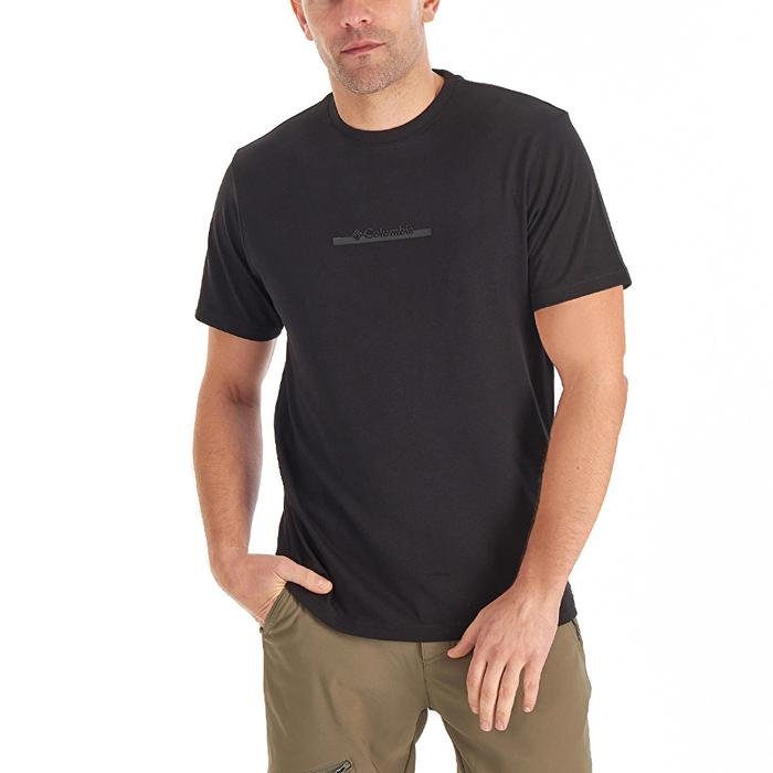 Csc M Bar Split Erkek Siyah Outdoor T-Shirt CS0121-010 1288136