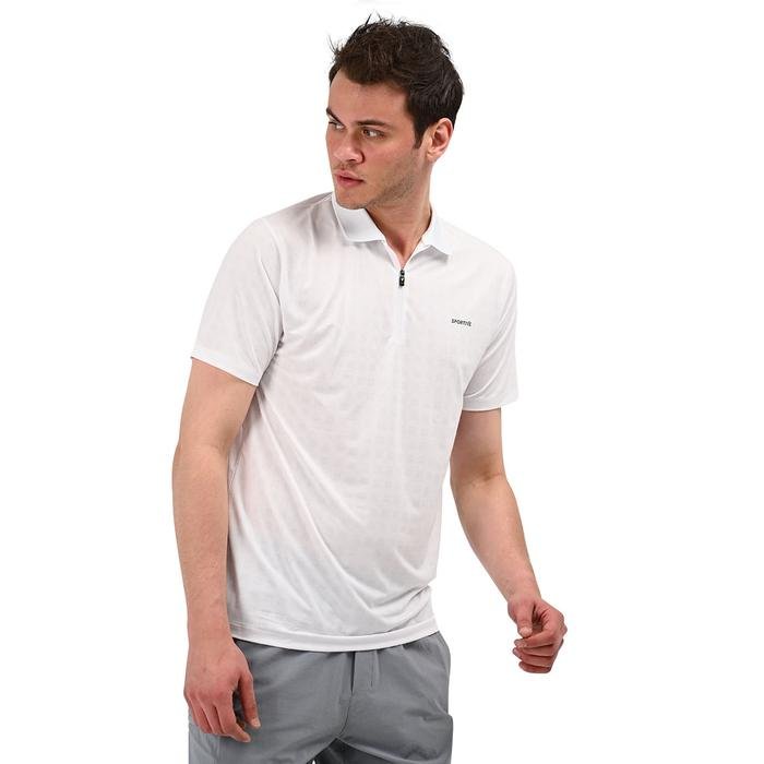 Sportive Perfpolo Erkek Beyaz Koşu T-Shirt 24YETP18D11-BYZ_3