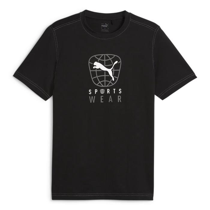 Better Sportswear Erkek Siyah Günlük Stil T-Shirt 67900101 1593080
