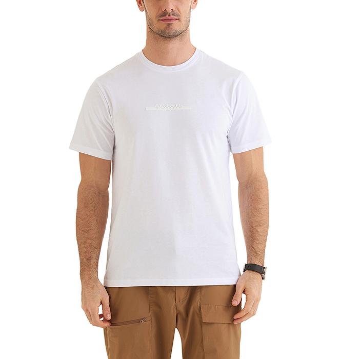 Csc M Bar Split Erkek Beyaz Outdoor T-Shirt CS0121-100 1608162