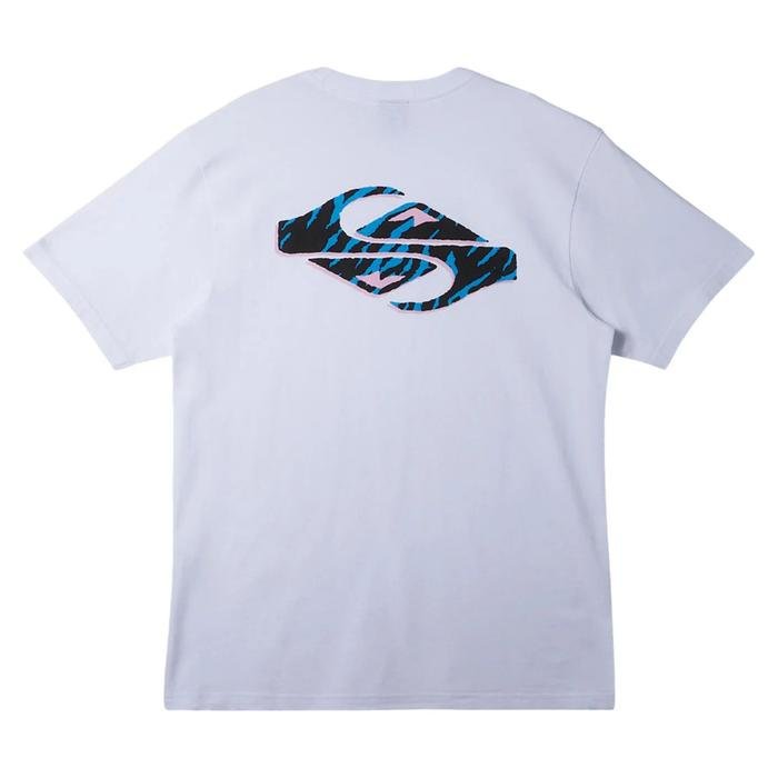 Surf Safari Moe Erkek Beyaz Günlük Stil T-Shirt AQYZT09539-10 1613572
