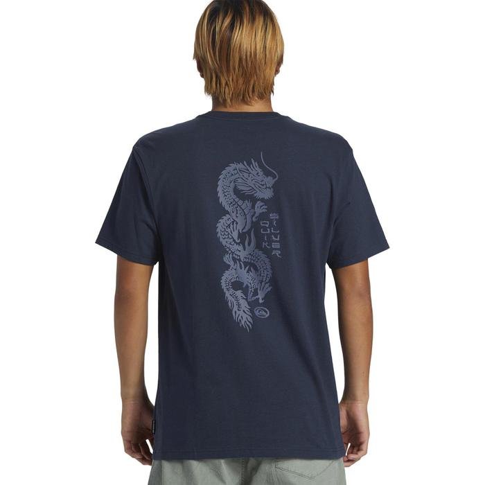 Dragon Fist Moe Erkek Lacivert Günlük Stil T-Shirt AQYZT09544-17726 1613550
