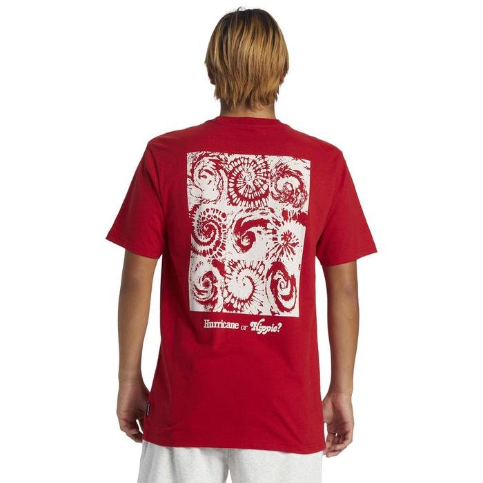 Quiksilver Hurricane Or Hippie Moe Erkek Kırmızı Günlük Stil T-Shirt AQYZT09540-30051_1