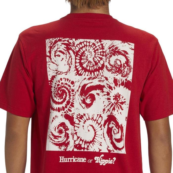Quiksilver Hurricane Or Hippie Moe Erkek Kırmızı Günlük Stil T-Shirt AQYZT09540-30051_2