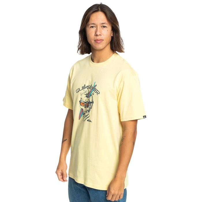 One Last Surf Ss Erkek Beyaz Günlük Stil T-Shirt EQYZT07674-10 1613716