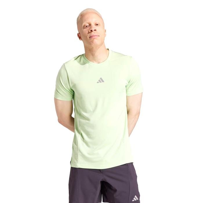 D4T Erkek Yeşil Antrenman T-Shirt IS3710 1601007