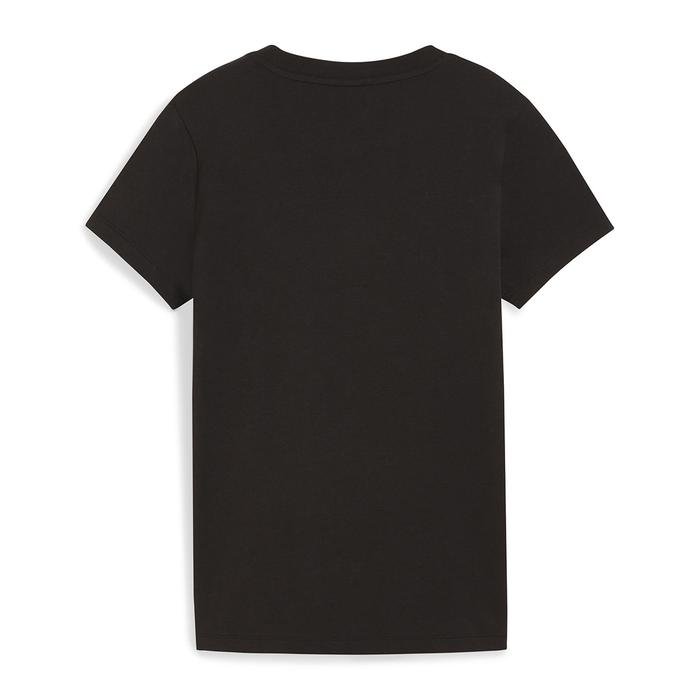 Classics Shiny Logo Kadın Siyah Günlük Stil T-Shirt 62559701 1561987
