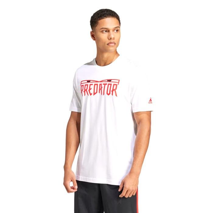 adidas Pre Erkek Beyaz Futbol T-Shirt IM8699