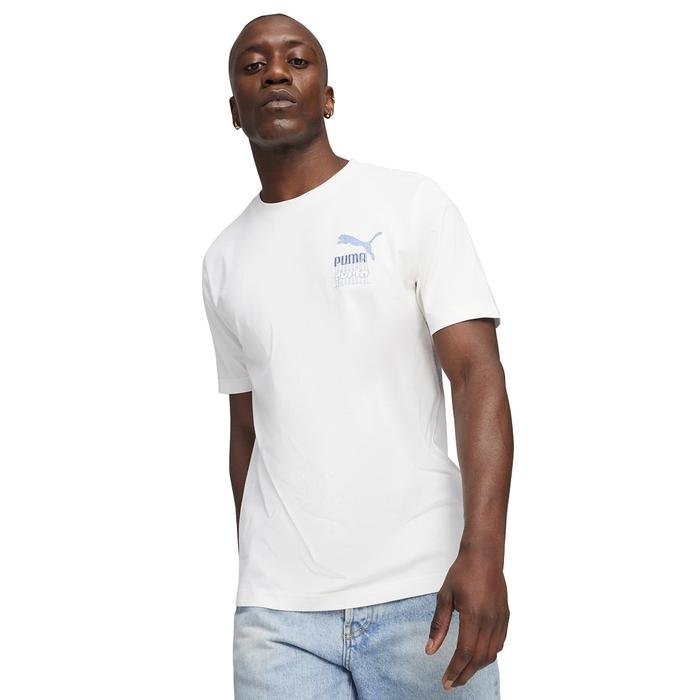 Brand Love Erkek Beyaz Günlük Stil T-Shirt 62502802 1593195