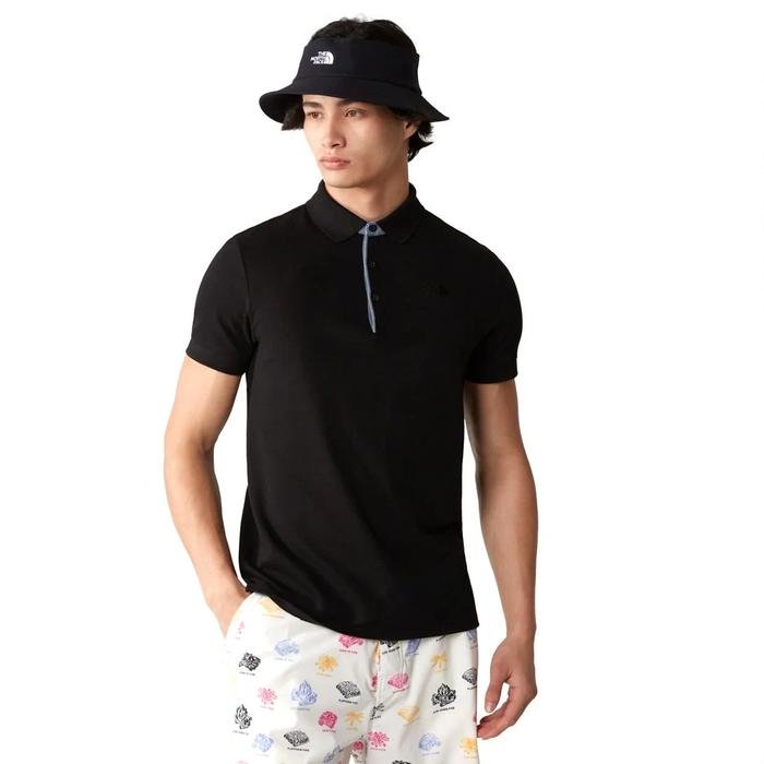 Premium Erkek Siyah Outdoor Polo T-Shirt NF00CEV4JK31 1472731