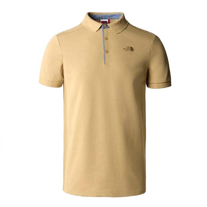 Premium Erkek Bej Outdoor Polo T-Shirt NF00CEV4LK51 1472737