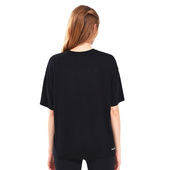 Graphic Kadın Siyah Günlük Stil T-Shirt S241174-001 1602912