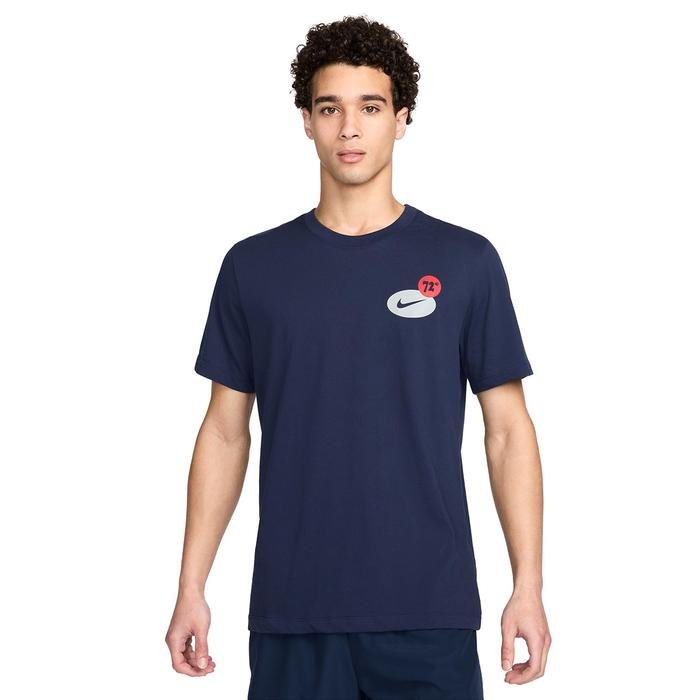 Nike Dri-Fit Erkek Mavi Günlük Stil T-Shirt FV8366-451