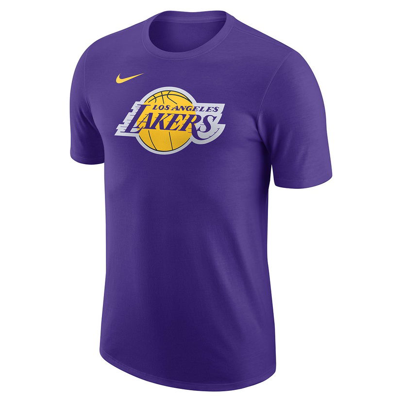 Los Angeles Lakers NBA Erkek Mor Basketbol T-Shirt FJ0243-504