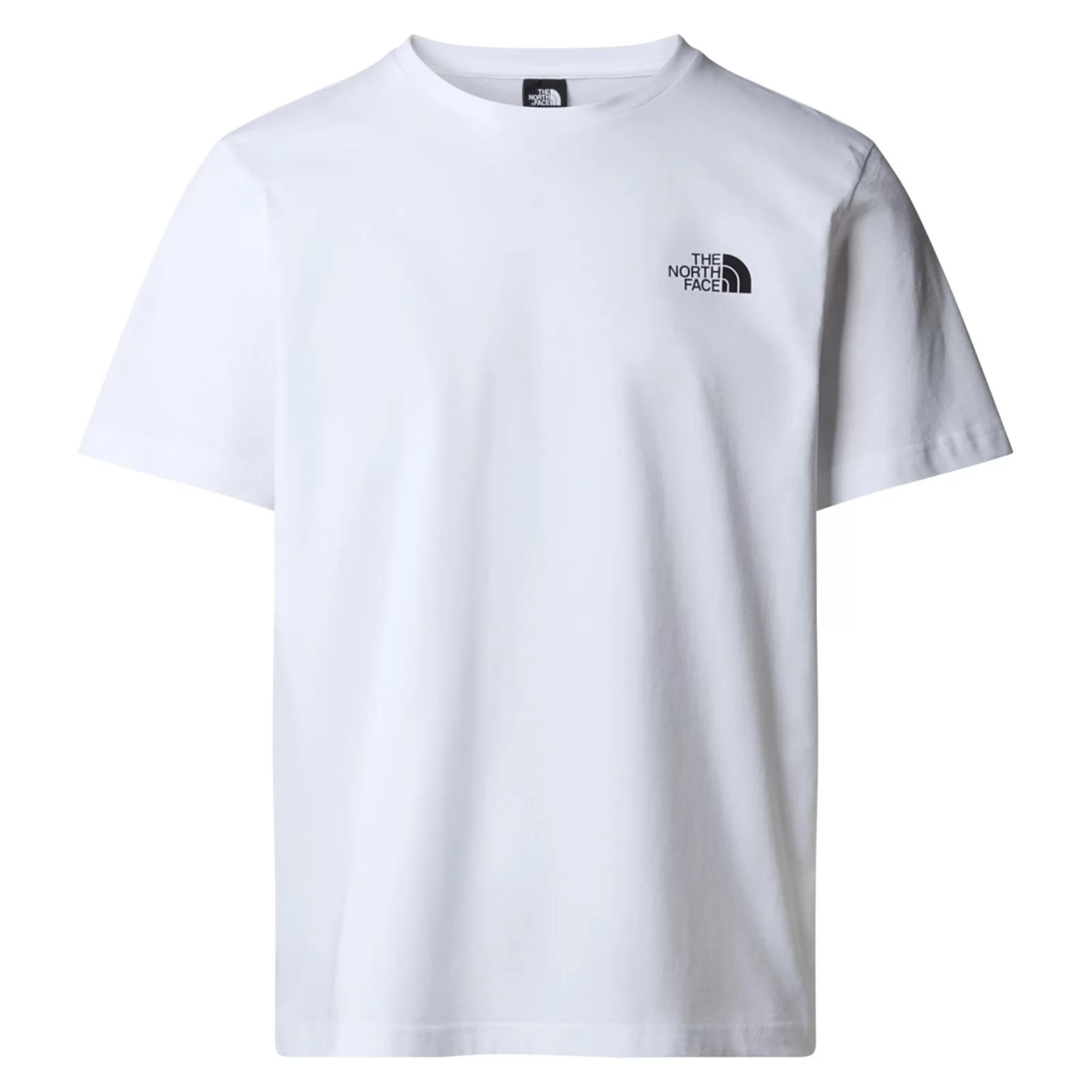 Classic Erkek Beyaz Outdoor T-Shirt NF0A894VFN41