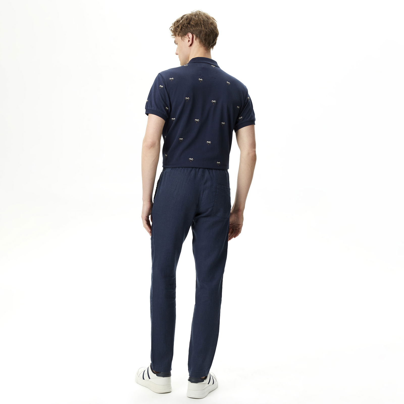 Nautica Erkek Lacivert Keten Pantolon